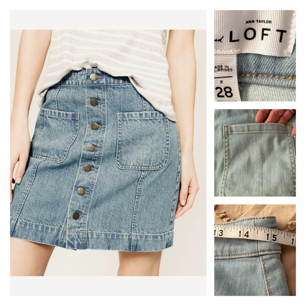 Loft Denim Skirt